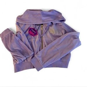 Bratz x Dolls Kill Ultra Rare Lilac Purple zip up hoodie NWT HTF